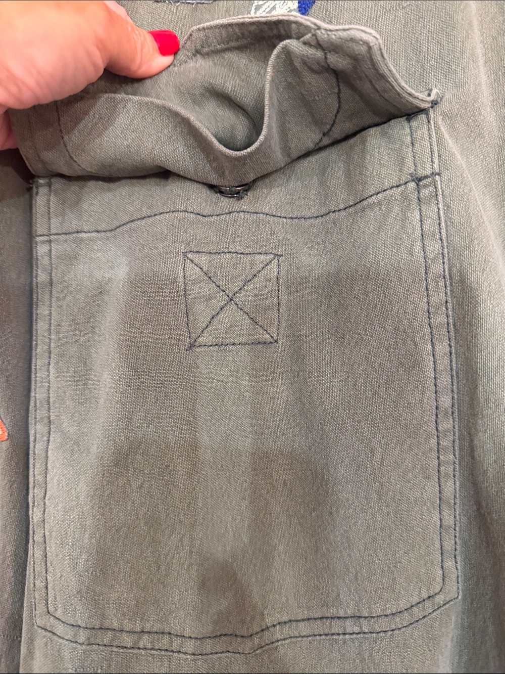 Free People We The Free Take Flight Embroidered Shirt - Picture 10 of 13